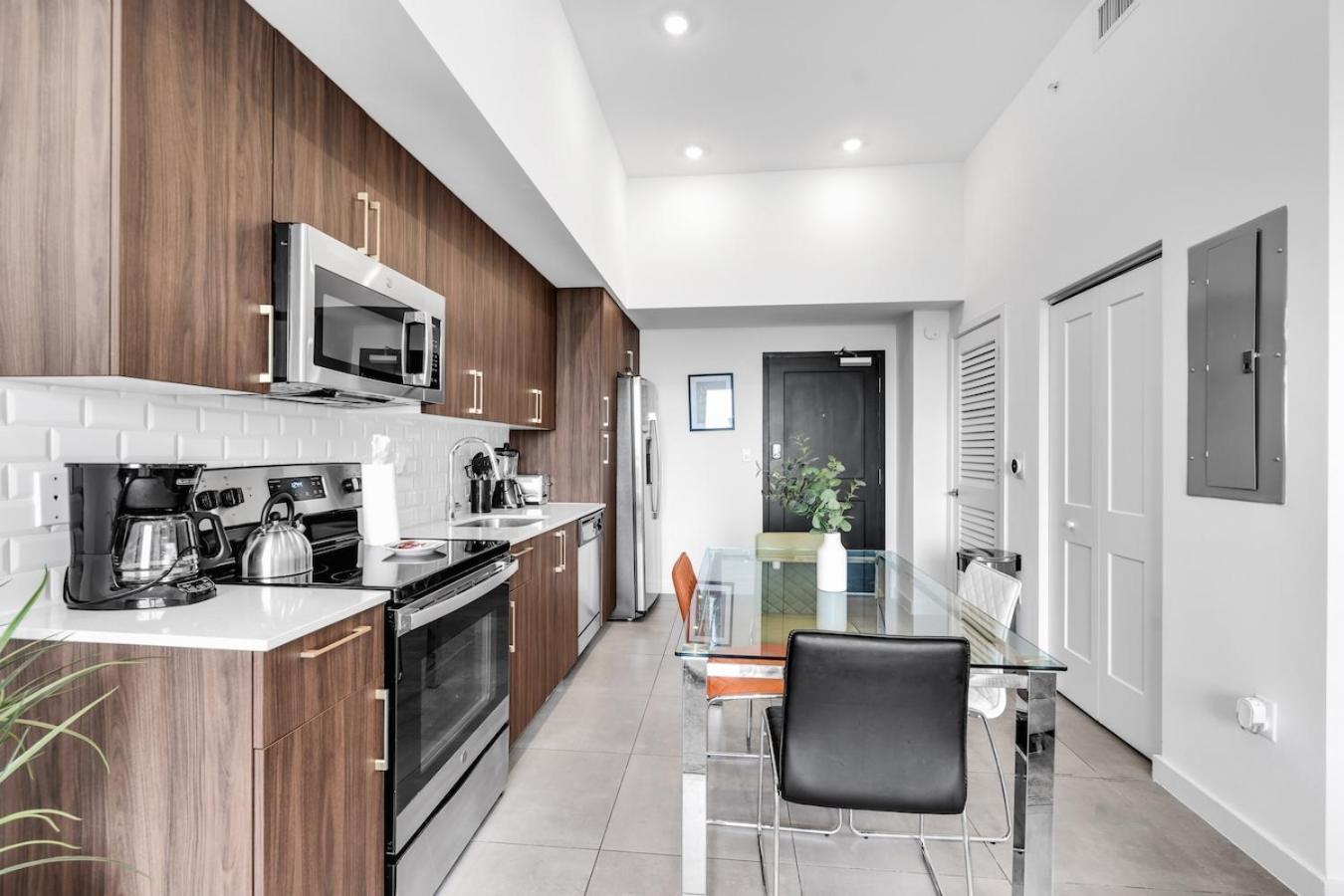 Ferienwohnung Urban Escape 3 Bed Unit Near Brickell And Wynwood Miami Exterior foto